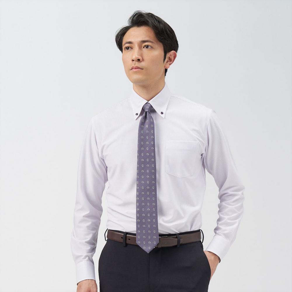 【通販限定イベント】ボットーニ 長袖 形態安定 ニットシャツ