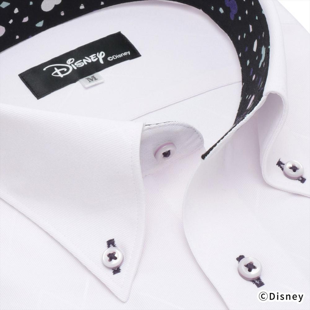 【ディズニー】 ボタンダウン 半袖 形態安定 ワイシャツ