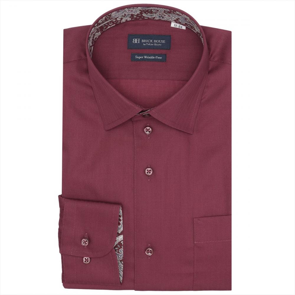 【超形態安定】 ワイド 長袖 形態安定 ワイシャツ