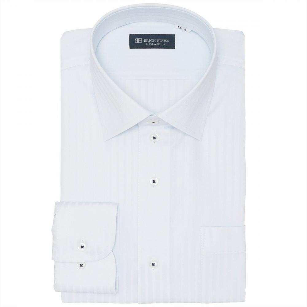 【COFREX】 ワイド 長袖 形態安定 ワイシャツ