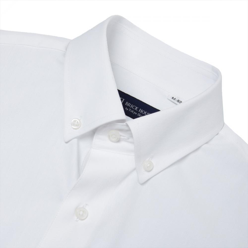 【着ごこち研究室】肩甲骨が動くシャツ ボタンダウン 長袖 形態安定 ワイシャツ