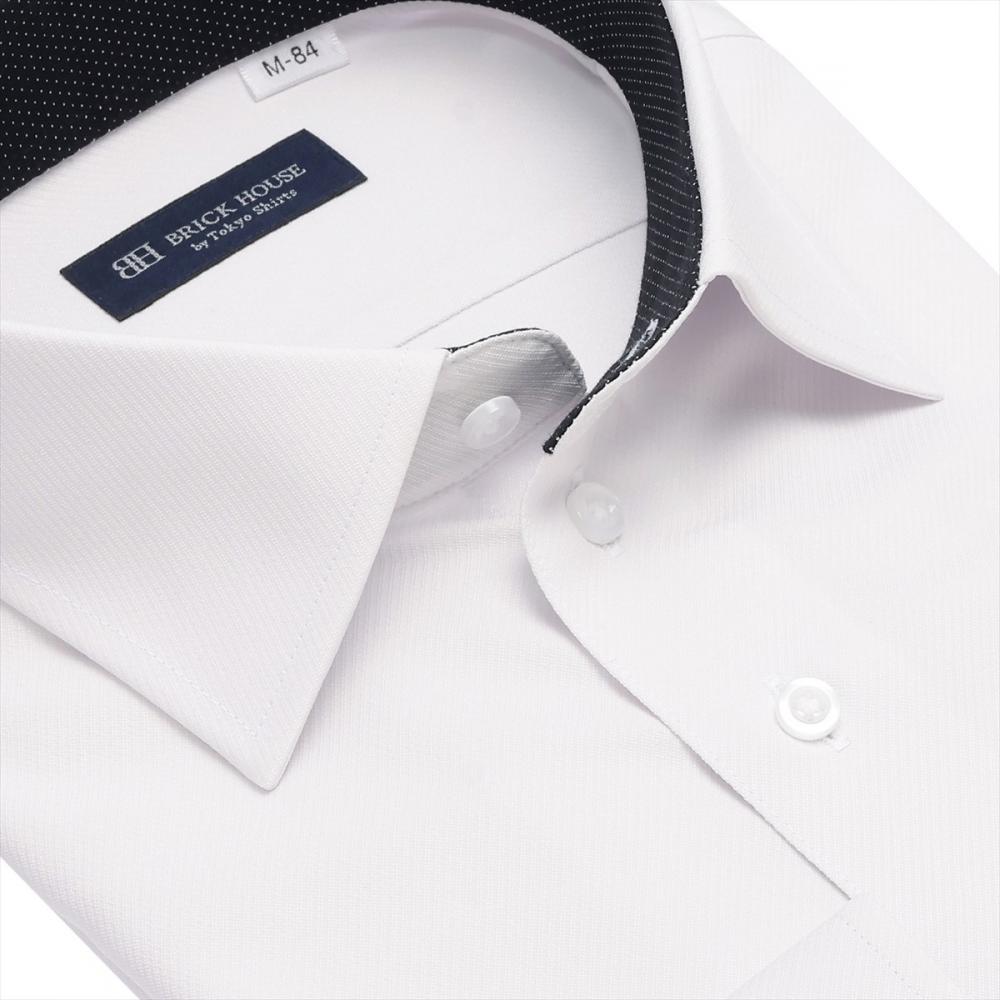 【COFREX】 ワイド 長袖 形態安定 ワイシャツ