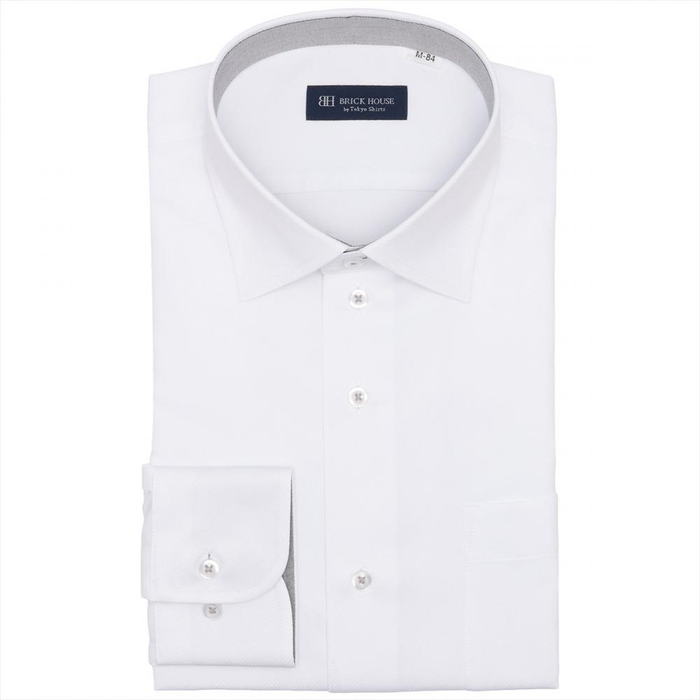 【COFREX】 ワイド 長袖 形態安定 ワイシャツ