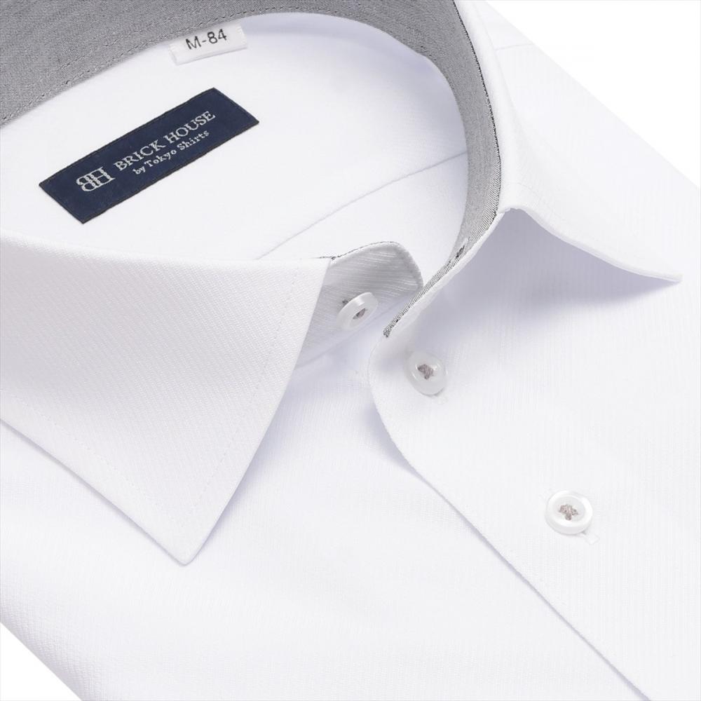 【COFREX】 ワイド 長袖 形態安定 ワイシャツ