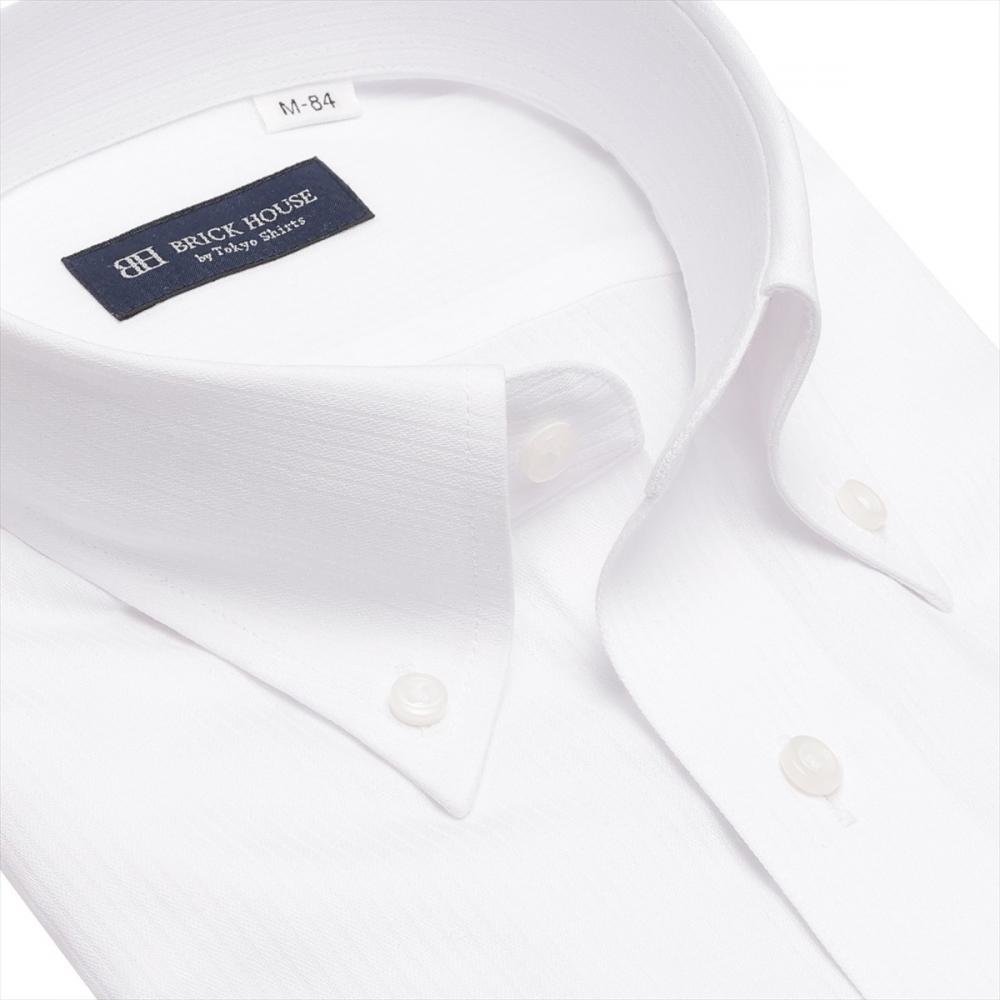 ボタンダウン 長袖 形態安定 ワイシャツ