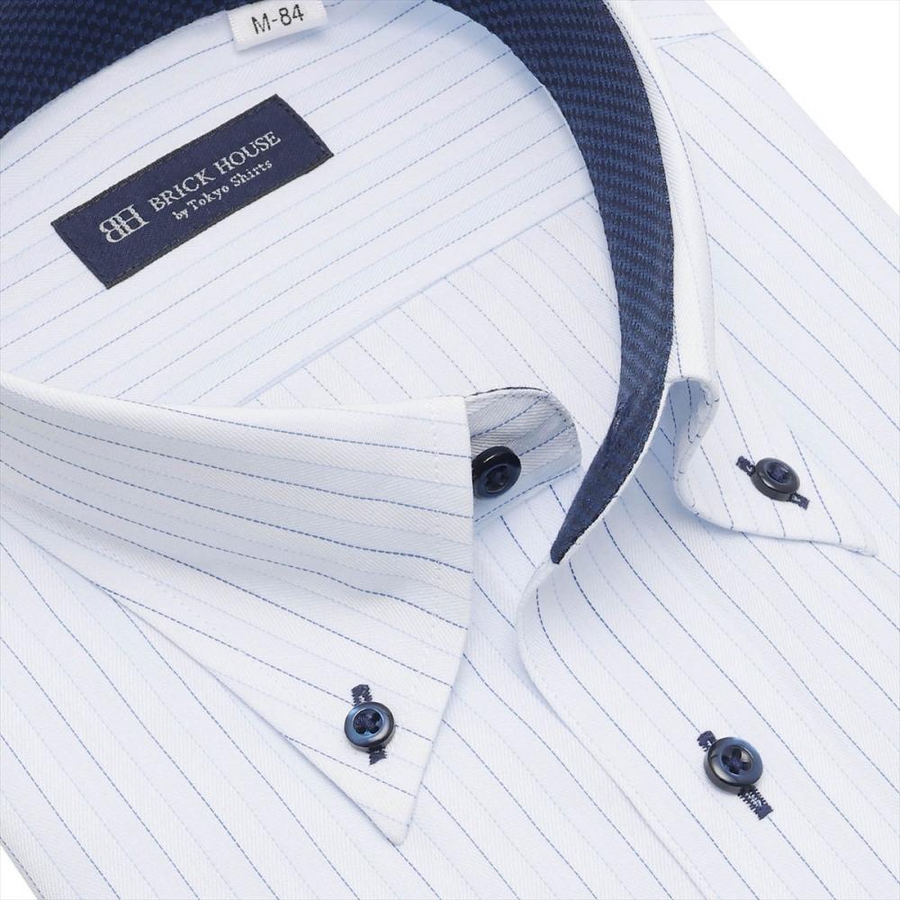 ボタンダウン 長袖 形態安定 ワイシャツ