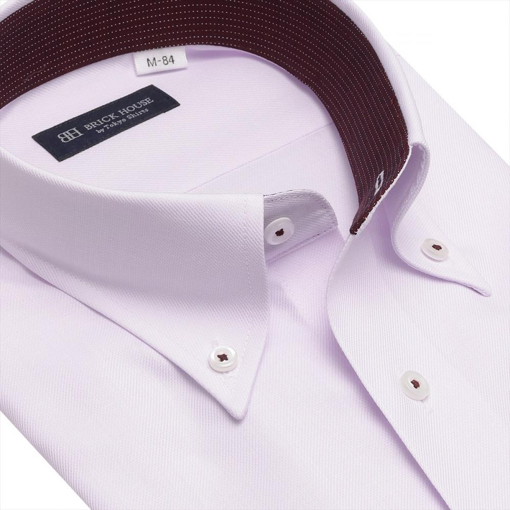 ボタンダウン 長袖 形態安定 ワイシャツ