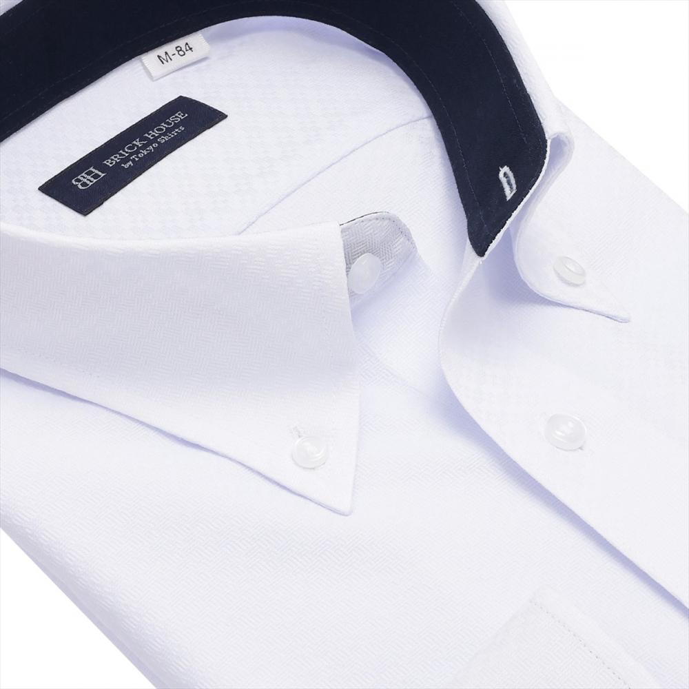 【COFREX】 ボタンダウン 長袖 形態安定 ワイシャツ