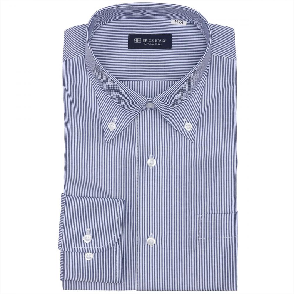 ボタンダウン 長袖 形態安定 ワイシャツ