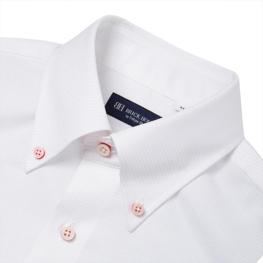 【着ごこち研究室】肩甲骨が動くシャツ ボタンダウン 長袖 形態安定 ワイシャツ