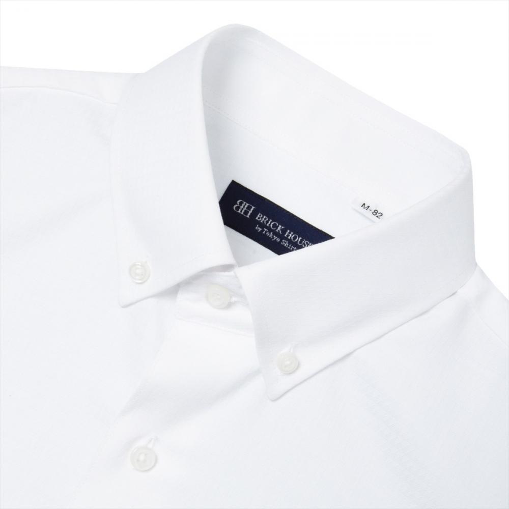 【着ごこち研究室】肩甲骨が動くシャツ ボタンダウン 長袖 形態安定 ワイシャツ