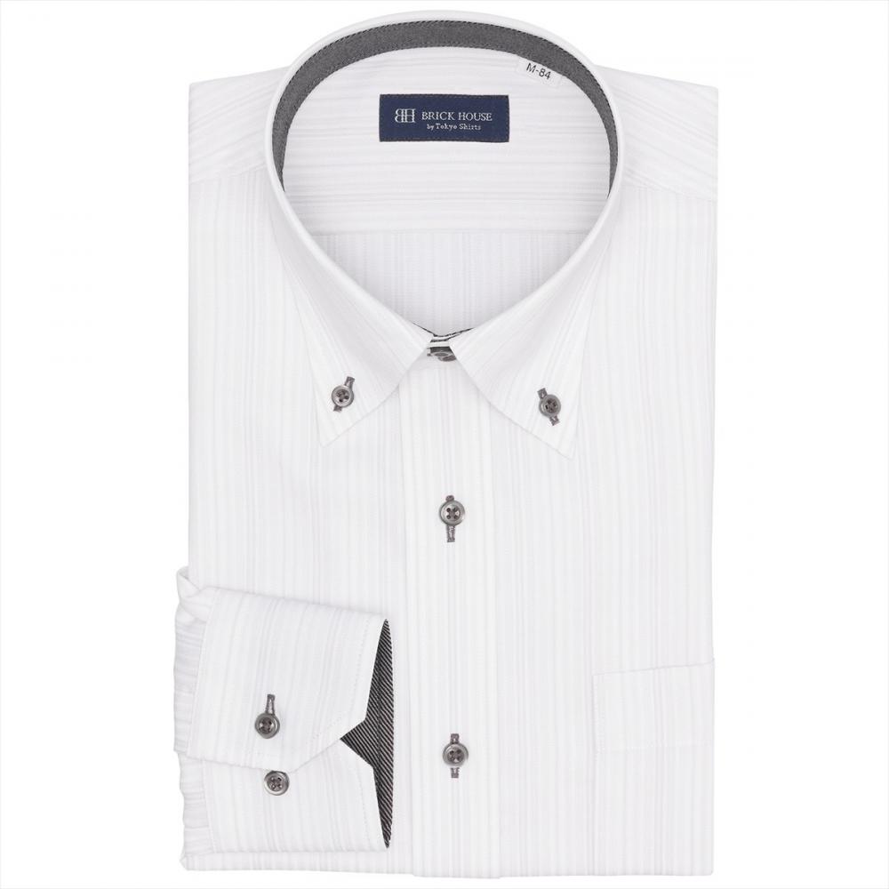 ボットーニ 長袖 形態安定 ワイシャツ