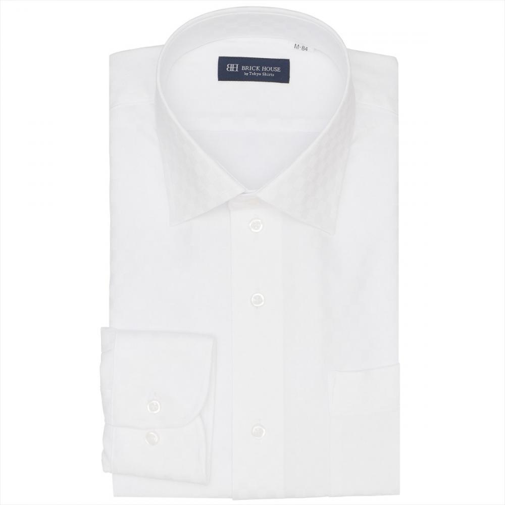 【COFREX】 ワイド 長袖 形態安定 ワイシャツ