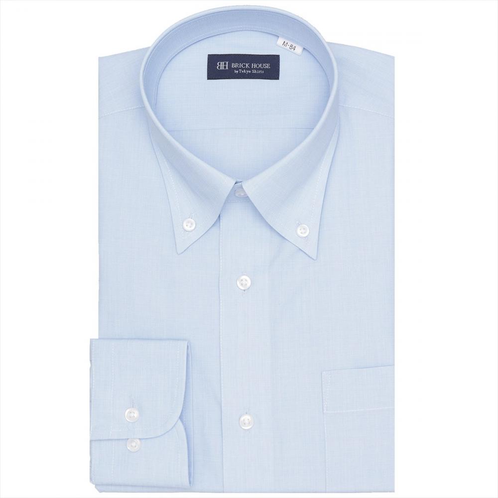 ボタンダウン 長袖 形態安定 ワイシャツ