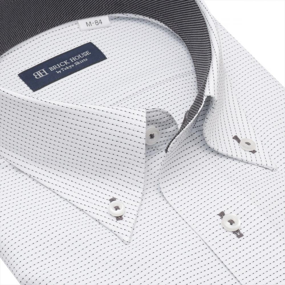 【COFREX】 ボタンダウン 長袖 形態安定 ワイシャツ