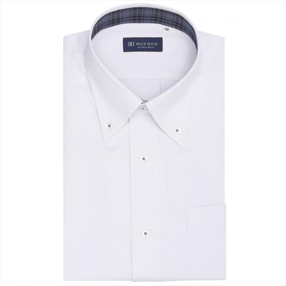 【COFREX】 ボタンダウン 半袖 形態安定 ワイシャツ