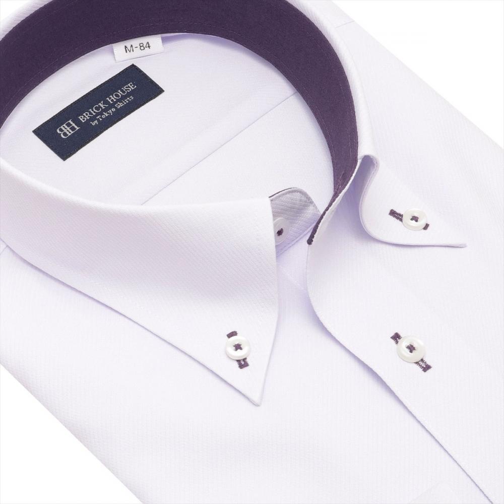 【COFREX】 ボタンダウン 長袖 形態安定 ワイシャツ