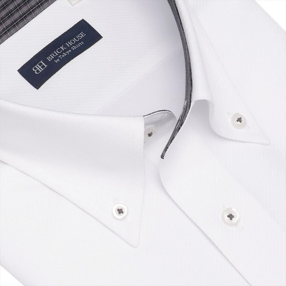 【COFREX】 ボタンダウン 半袖 形態安定 ワイシャツ 大きいサイズ