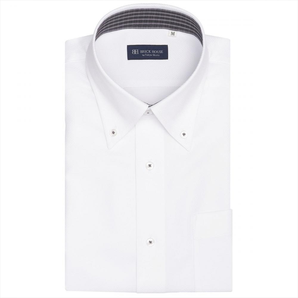 【COFREX】 ボタンダウン 半袖 形態安定 ワイシャツ