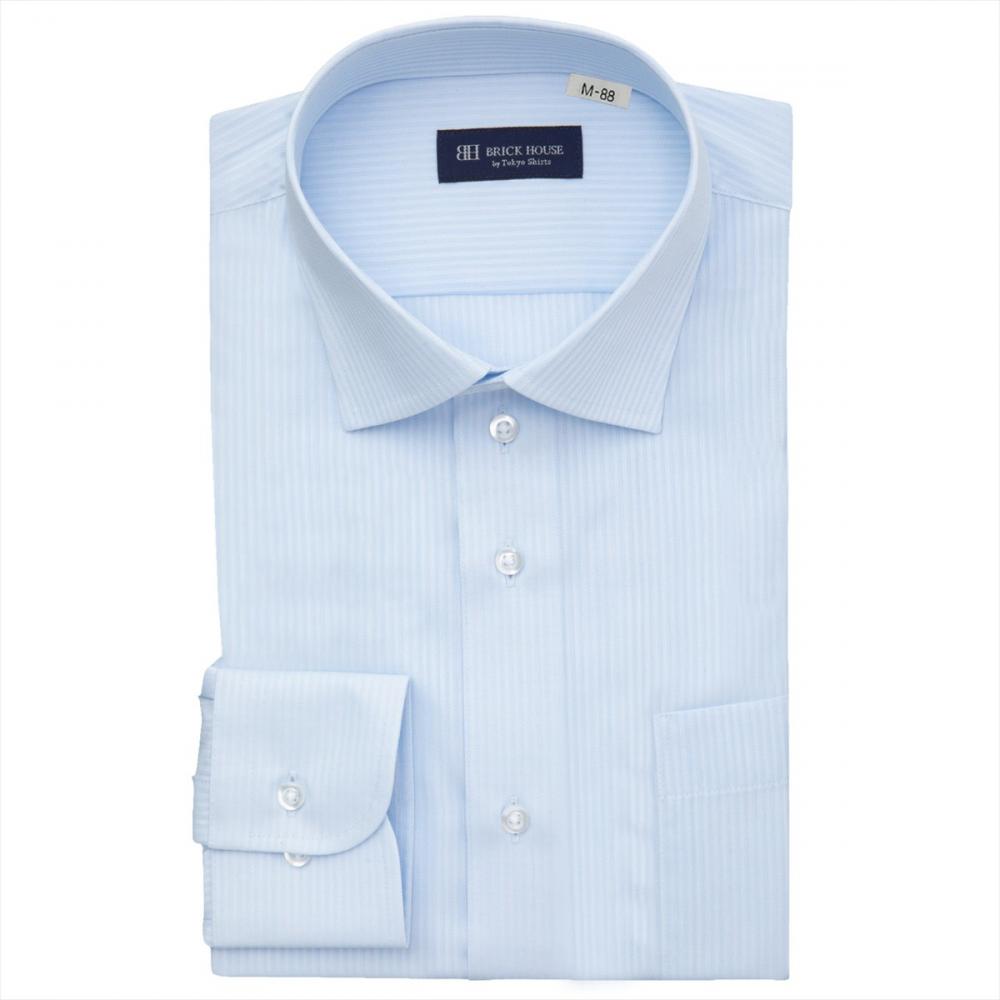 【吸水速乾】 ワイド 長袖 形態安定 ワイシャツ 大きいサイズ