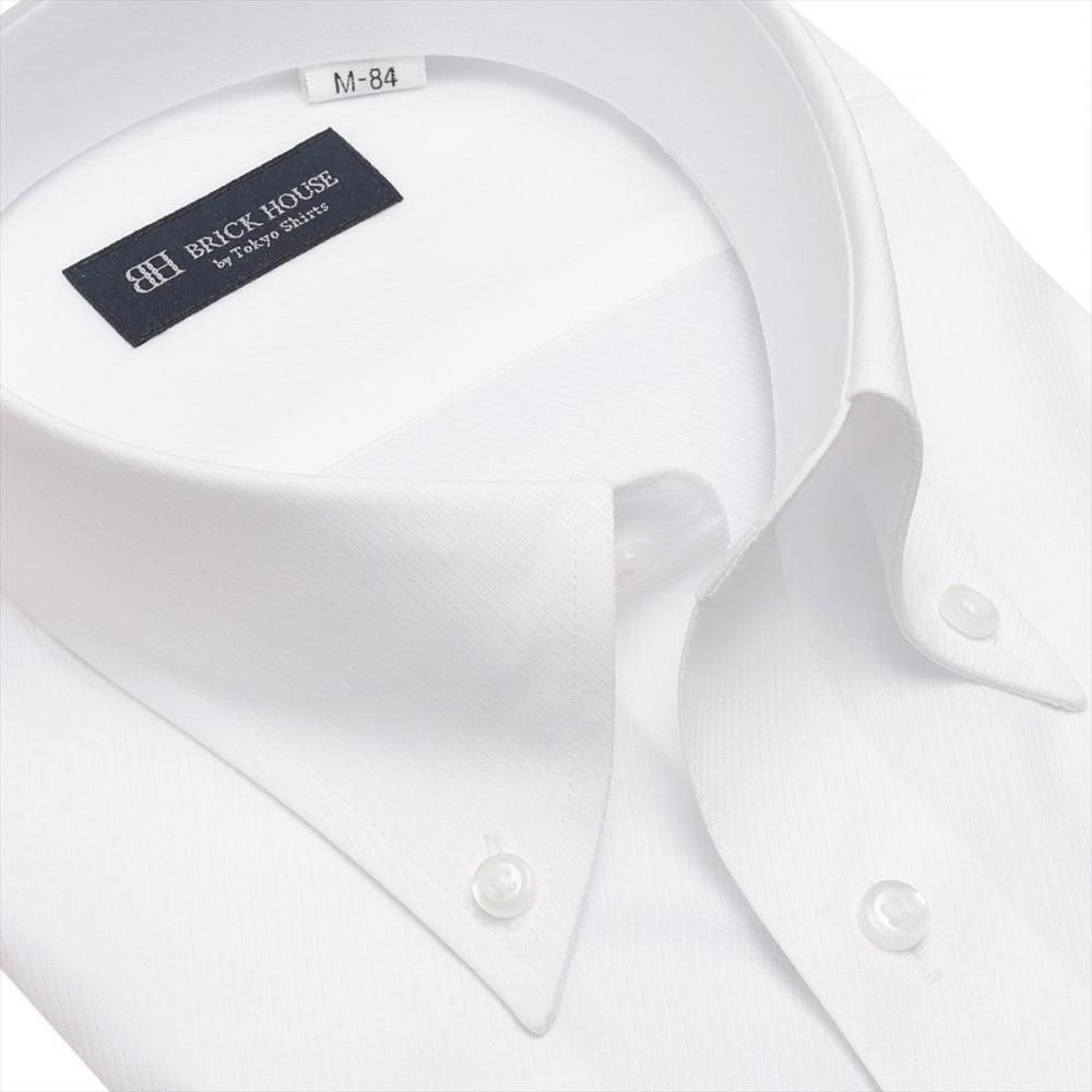 【吸水速乾】 ボタンダウン 長袖 形態安定 ワイシャツ