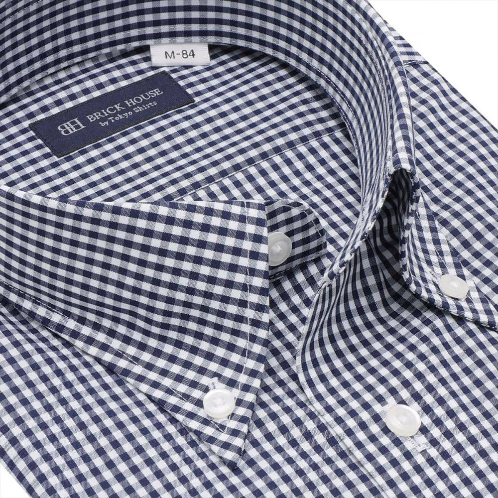 【吸水速乾】 ボタンダウン 長袖 形態安定 ワイシャツ