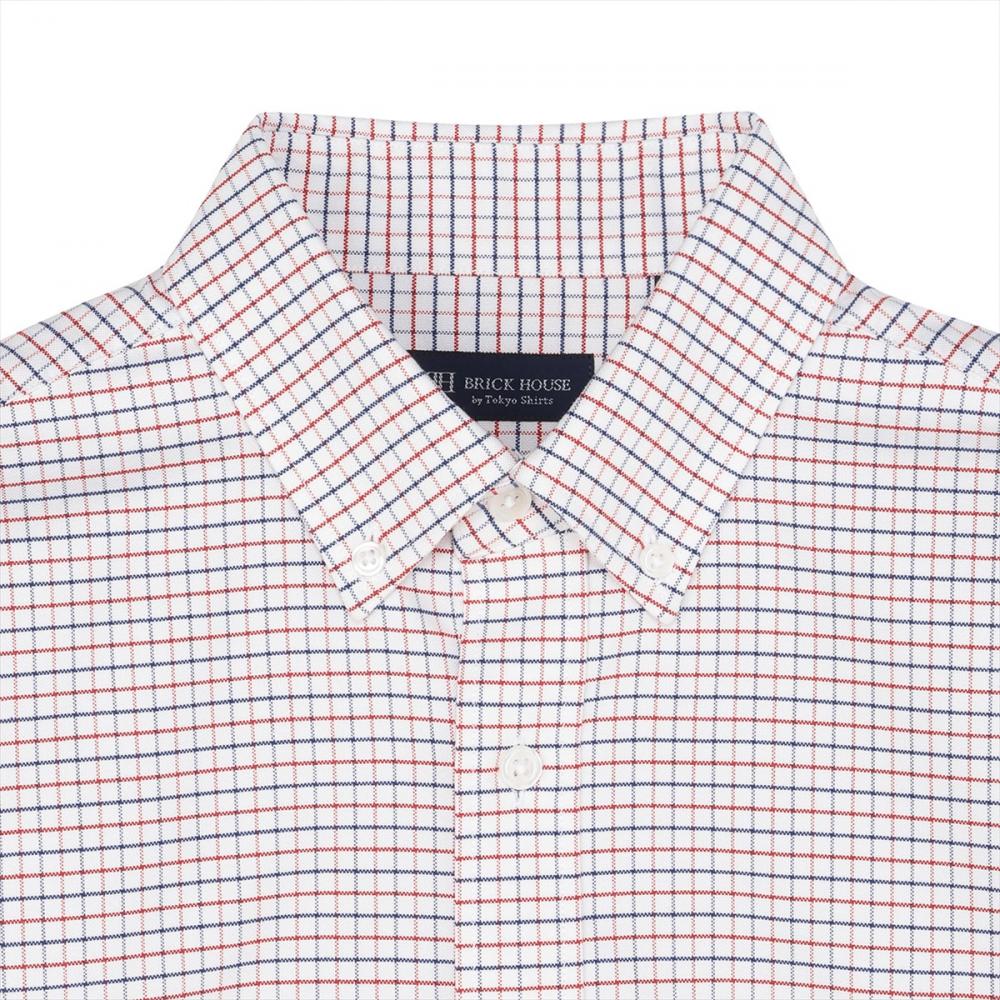 カジュアルシャツ フレンチブルドッグ刺繍 オックスフォードシャツ ボタンダウン 長袖 メンズ