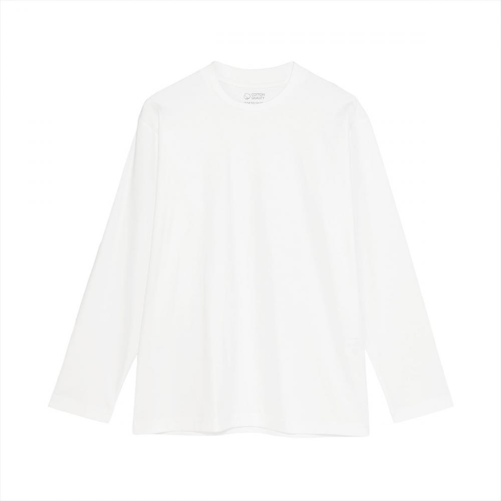 【シャツ屋仕立てのTシャツ】 クルーネック Tシャツ 長袖 ビジネス オフィスカジュアル