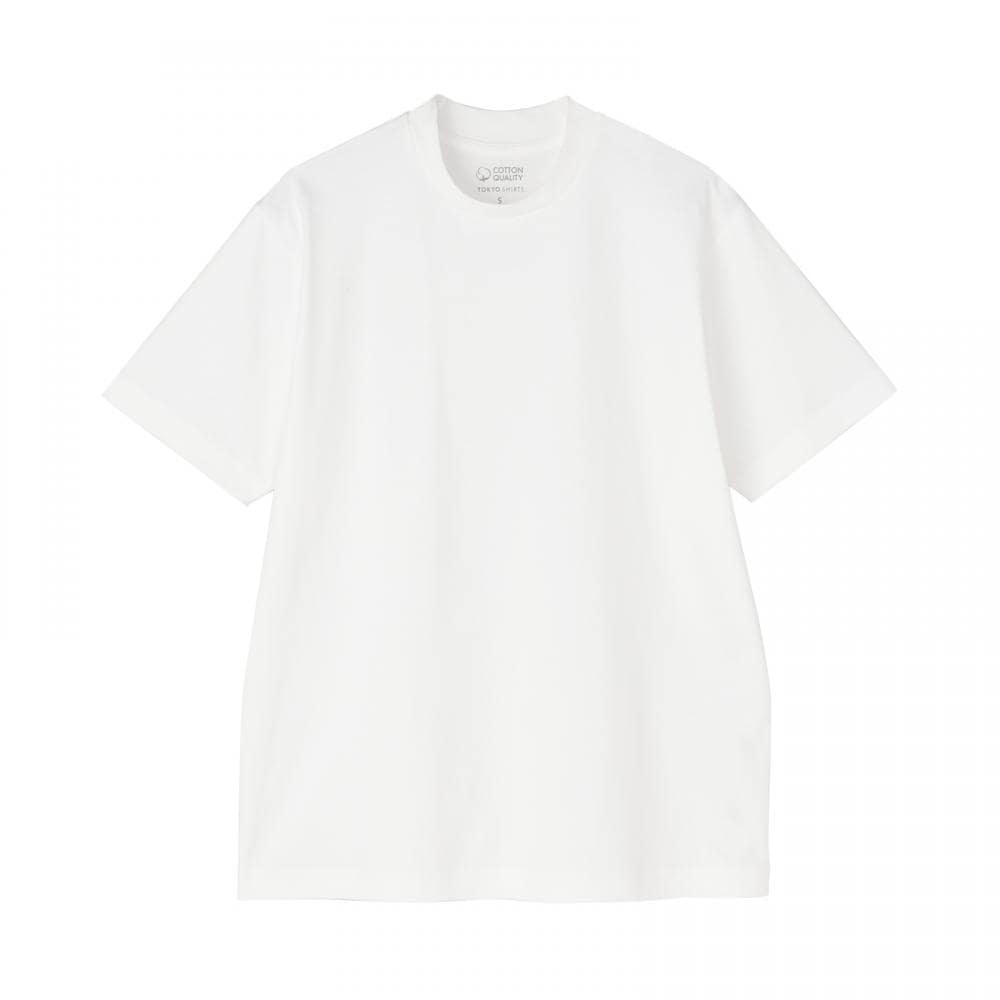 【お仕事応援】【シャツ屋仕立てのTシャツ】 クルーネック Tシャツ 半袖 ビジネス オフィスカジュアル