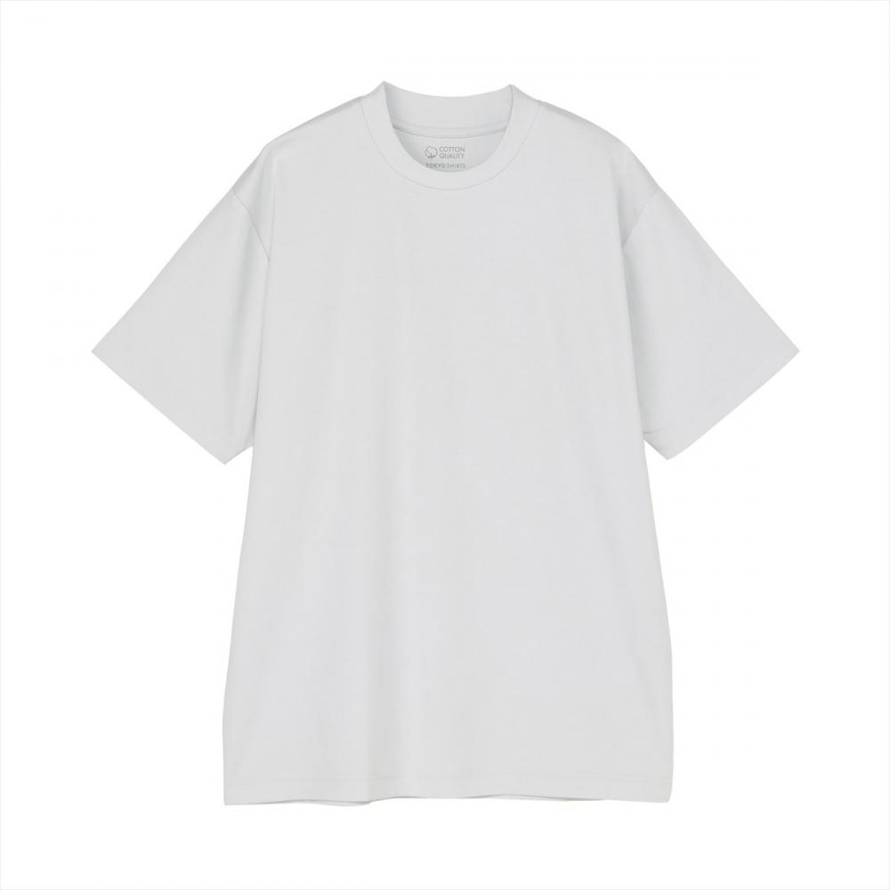 【シャツ屋仕立てのTシャツ】 汗ジミ防止 クルーネック Tシャツ 半袖 ビジネス オフィスカジュアル