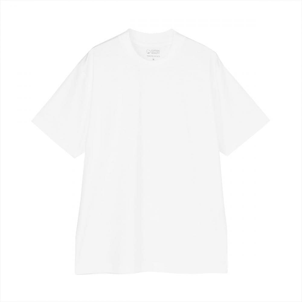 【シャツ屋仕立てのTシャツ】 汗ジミ防止 クルーネック Tシャツ 半袖 ビジネス オフィスカジュアル