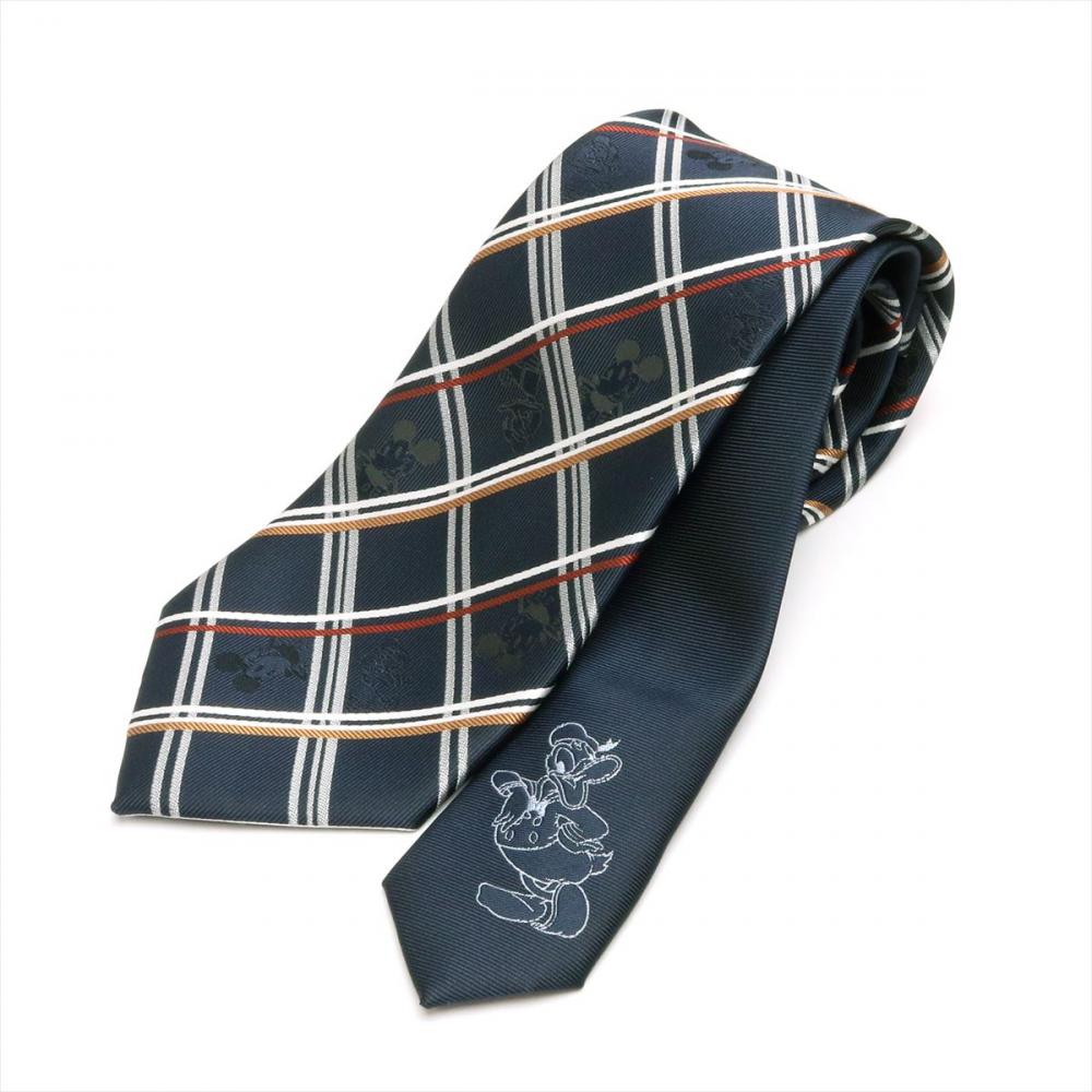 ディズニー ネクタイ 小剣切り替え ネイビー系 ビジネス フォーマル 972 ブルー 東京シャツ公式通販 ノーアイロン形態安定ビジネスワイシャツ専門店