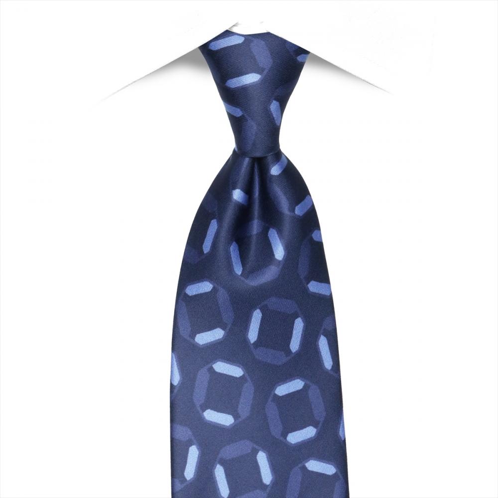 ネクタイ プリントタイ ネイビー ビジネス フォーマル