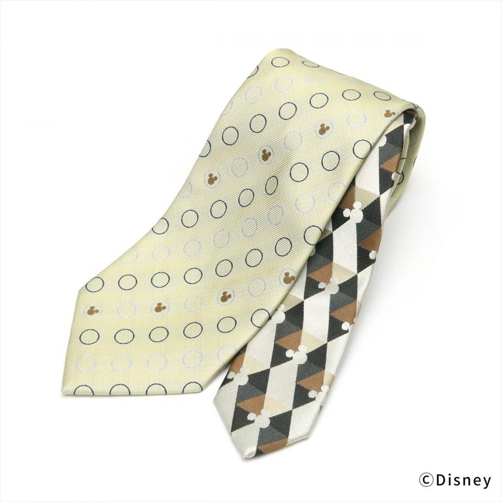 ディズニー ネクタイ 小剣切り替え イエロー系 ビジネス フォーマル 9 オレンジ イエロー 東京シャツ公式通販 ノーアイロン形態安定ビジネスワイシャツ専門店