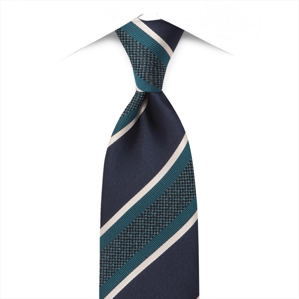 ネクタイ 絹100% ベーシック ネイビー ビジネス フォーマル