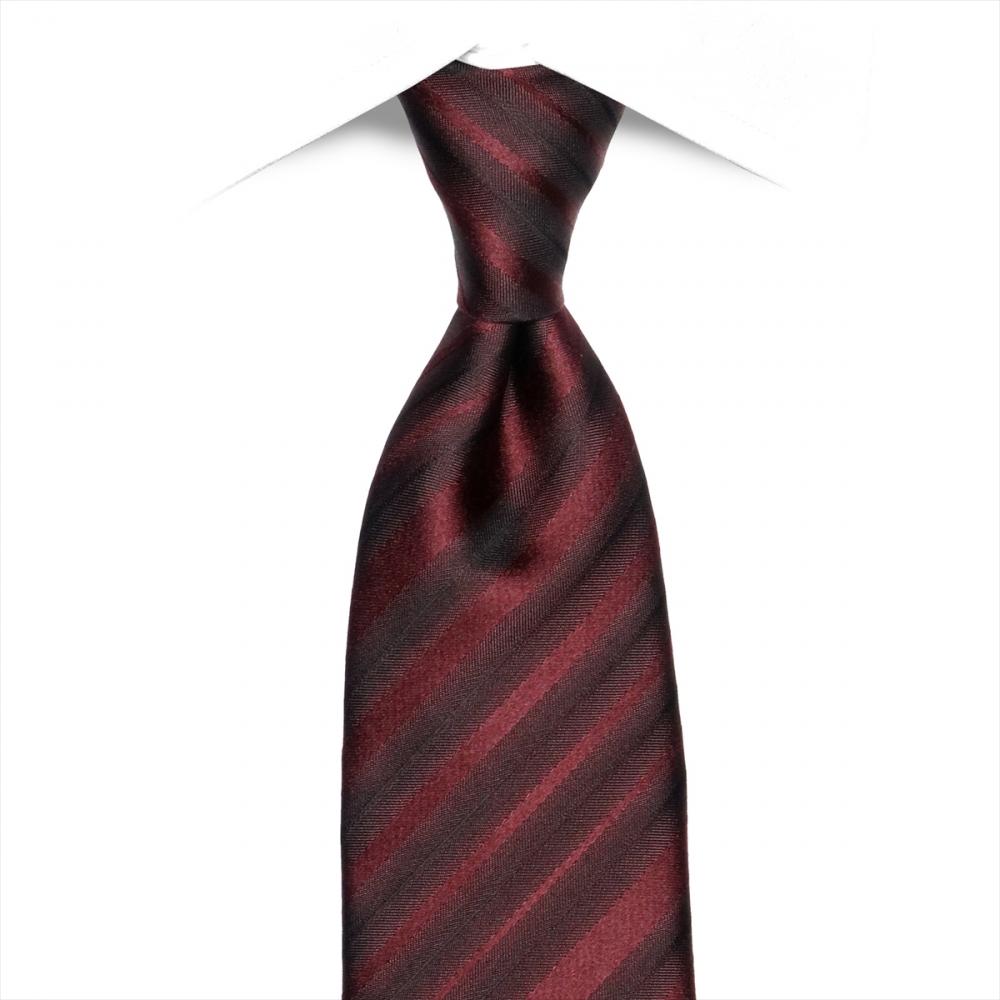 ネクタイ 絹100% ボルドー ビジネス フォーマル