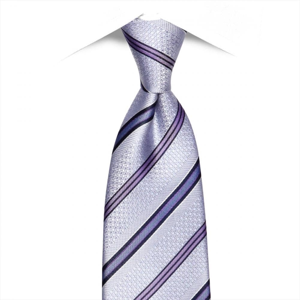 ネクタイ 絹100％ ラベンダー ビジネス フォーマル