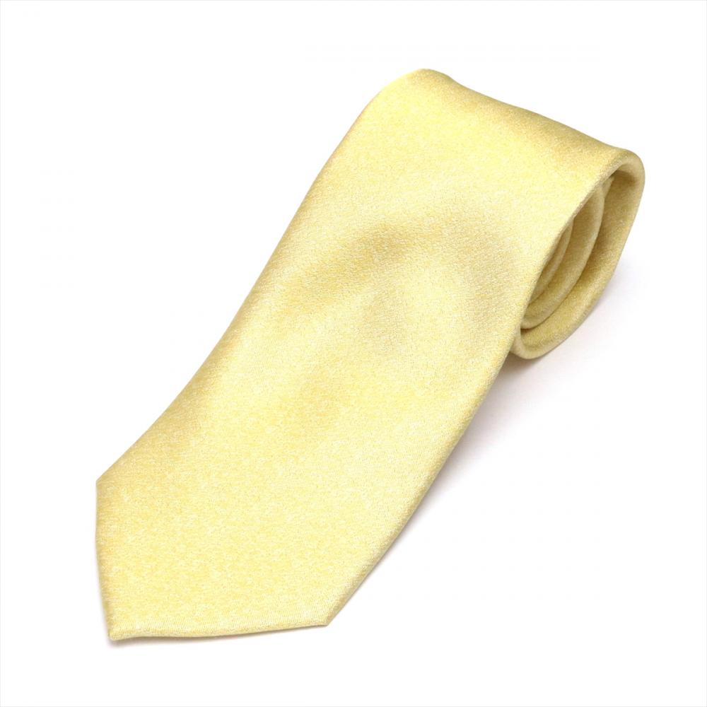 ネクタイ 絹100％ イエロー ビジネス フォーマル
