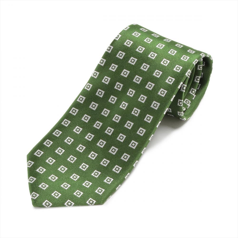 ネクタイ 絹100% グリーン ビジネス フォーマル