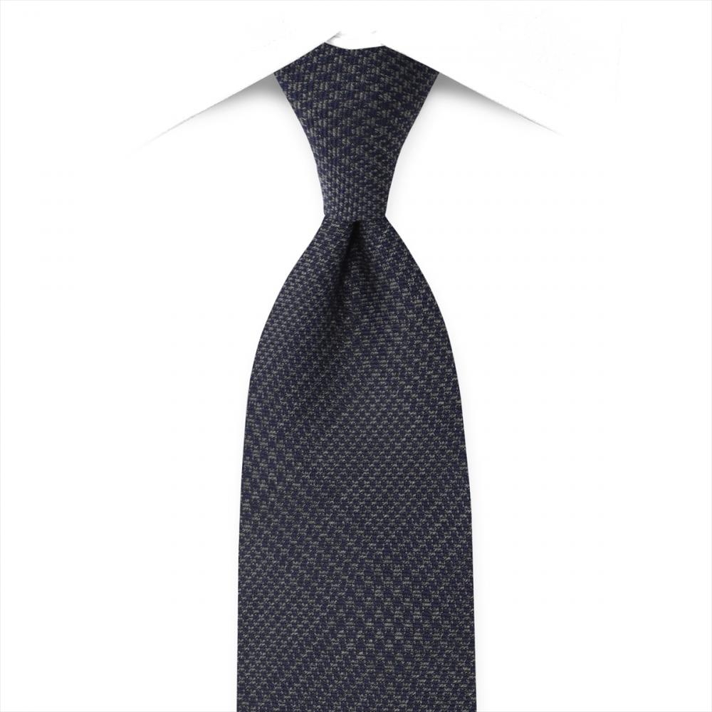 ネクタイ 絹100% ヴィンテージ ネイビー ビジネス フォーマル