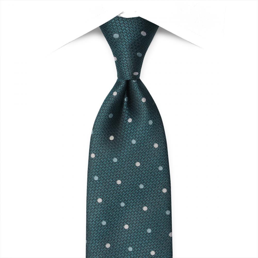 ネクタイ 絹100% ベーシック ブルーグリーン ビジネス フォーマル