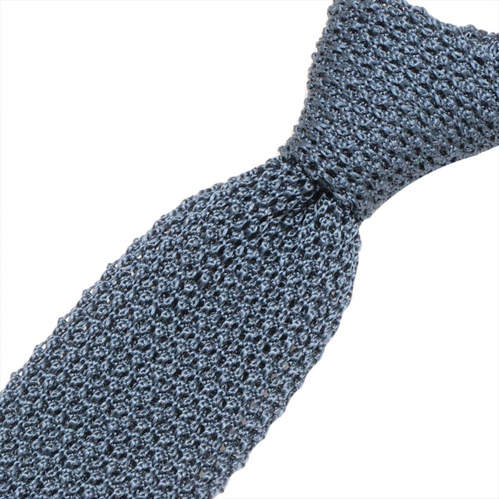 ネクタイ ニットタイ 絹100% ビジネス フォーマル