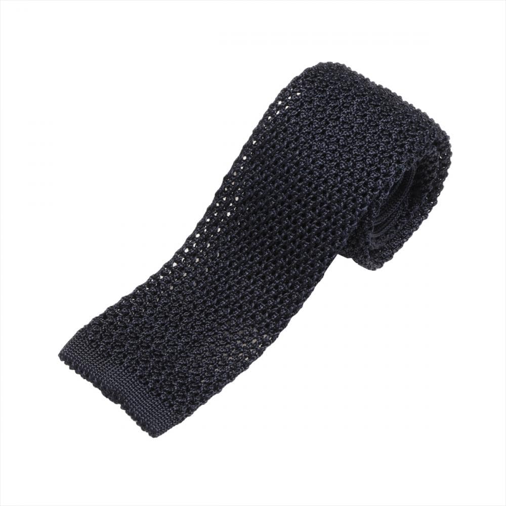 ネクタイ ニットタイ 絹100% ビジネス フォーマル