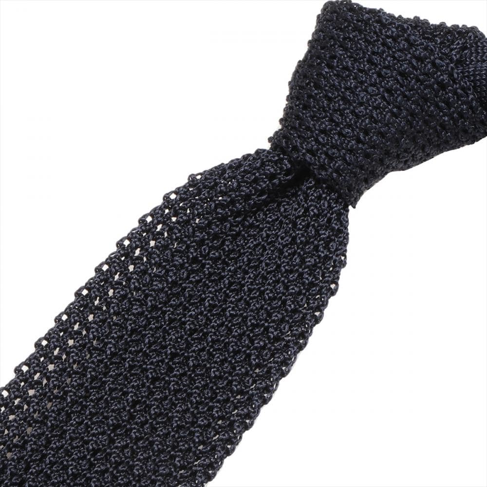 ネクタイ ニットタイ 絹100% ビジネス フォーマル