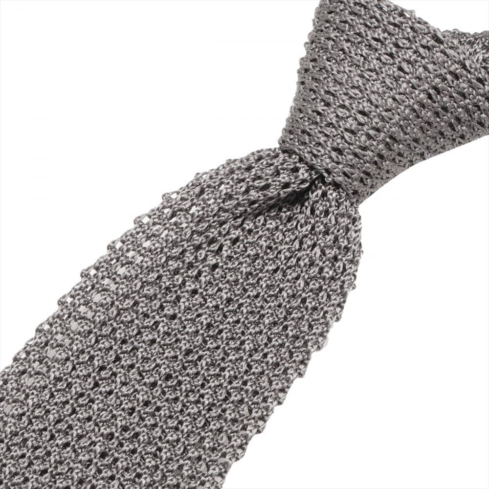 ネクタイ ニットタイ 絹100% ビジネス フォーマル