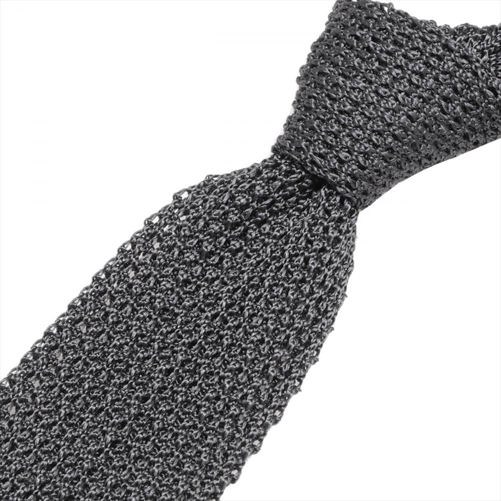 ネクタイ ニットタイ 絹100% ビジネス フォーマル