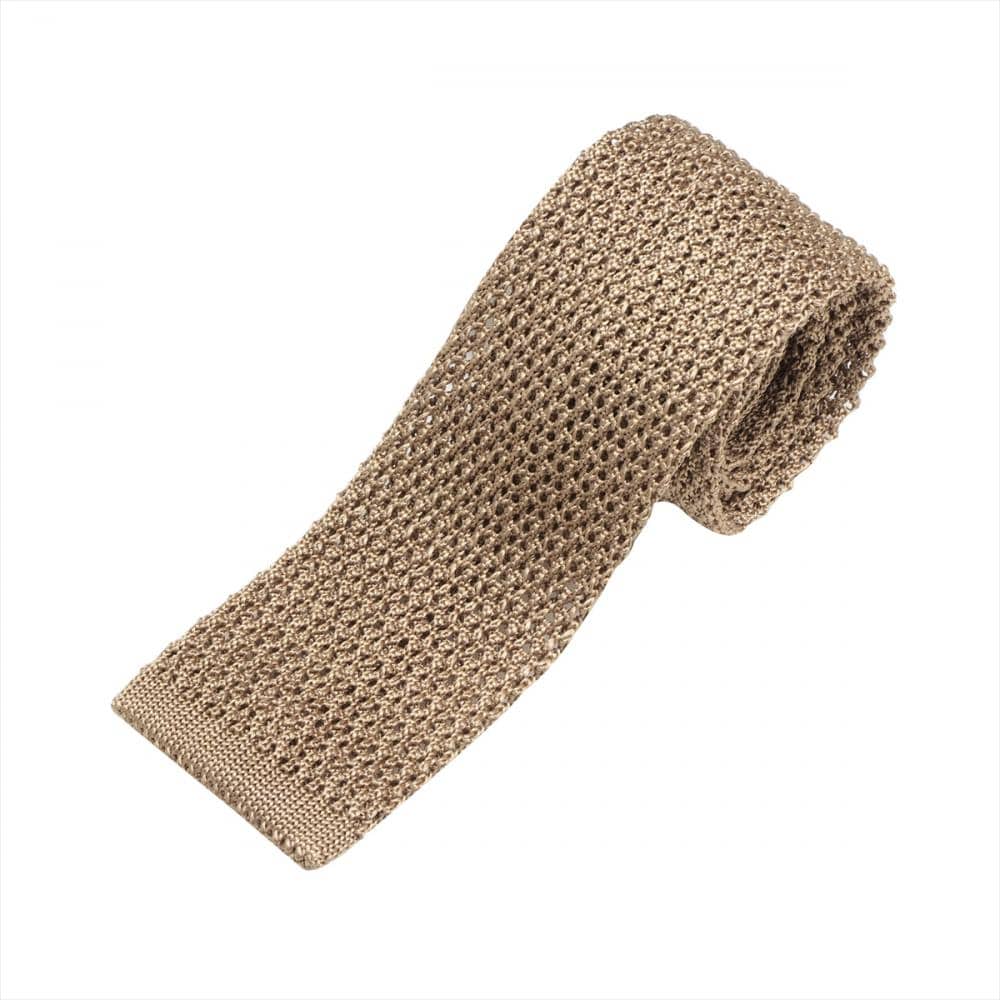 ネクタイ ニットタイ 絹100% ビジネス フォーマル