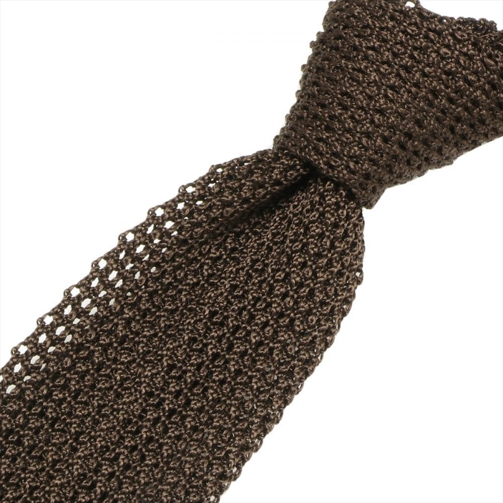 ネクタイ ニットタイ 絹100% ビジネス フォーマル