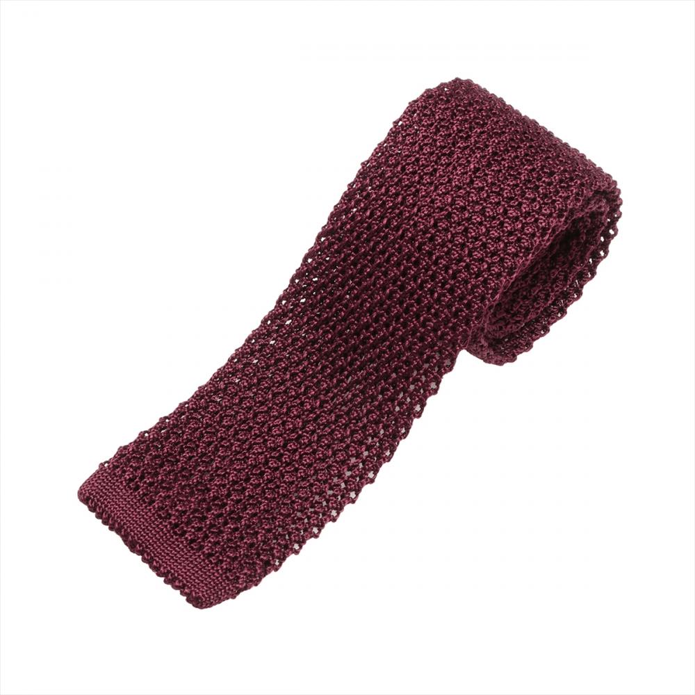 ネクタイ ニットタイ 絹100% ビジネス フォーマル