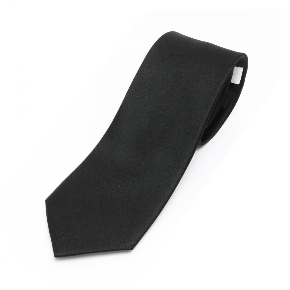 ネクタイ 絹100% ブラック系 冠婚葬祭 礼装 フォーマル ビジネス